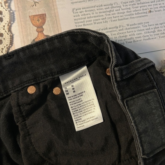 American Eagle distressed black shorts - Picture 4 of 4